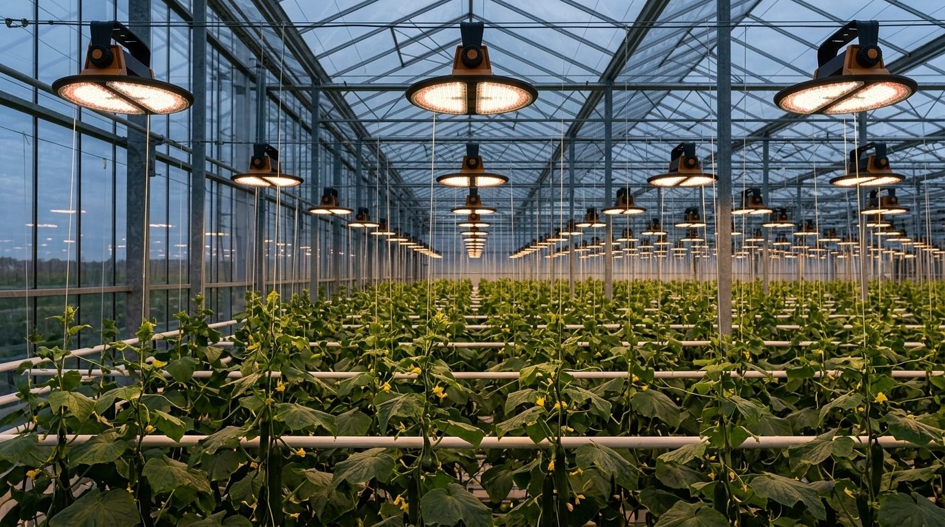 Transitioning 26 Hectares of Cucumbers to LED: Spectrum and Microclimate Challenges