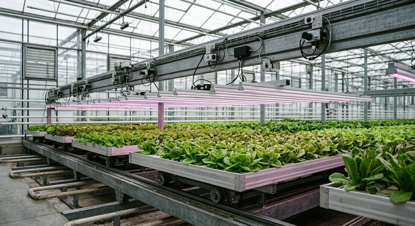 Chlorophyll Fluorescence Dynamic Control for Greenhouse LED Lighting