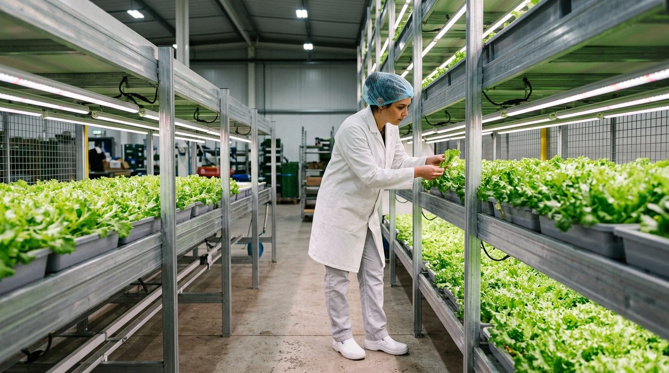 Vertical Lettuce Farms in Distribution Centers: Norwegian Retail Case and Adoption Risks