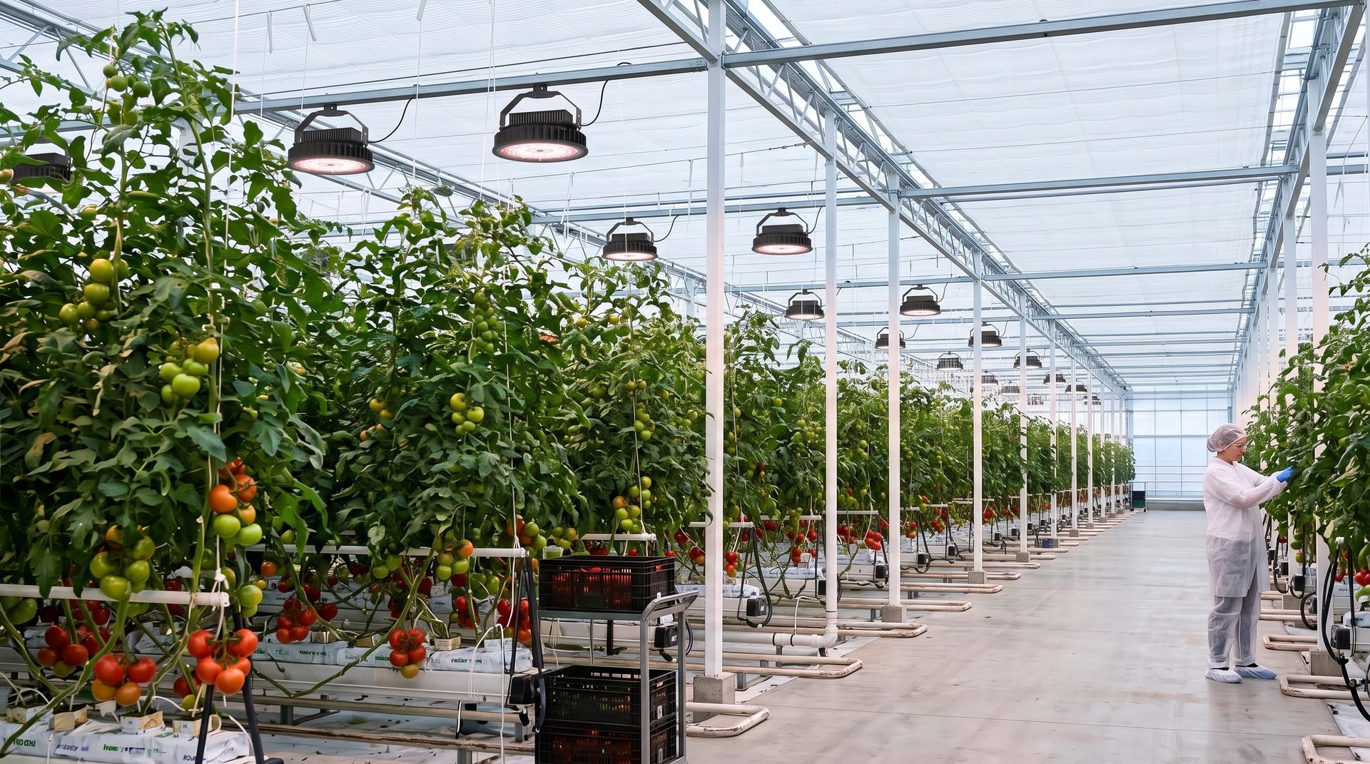LED Retrofits in Winter Tomato Crops: Why Fruit Quality Drops
