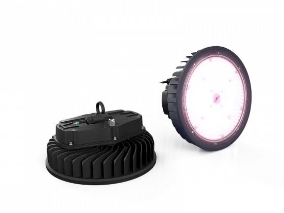 Фитосветильник ECOLED-BIO-240W-xx F-Ring, mounting option K2, illuminated