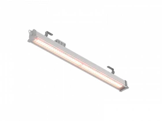 Фитосветильник ECOLED-BIO-80W-xx F-LINE IP67, angled view, left